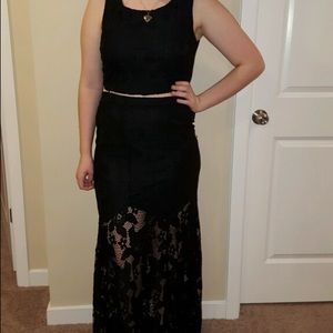 Black formal dress